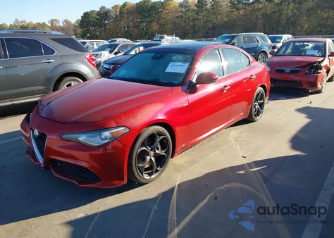 2018 Alfa Romeo Giulia Ti Sport Rwd z USA, uszkodzony, nr VIN ZARFAECN6J7563774